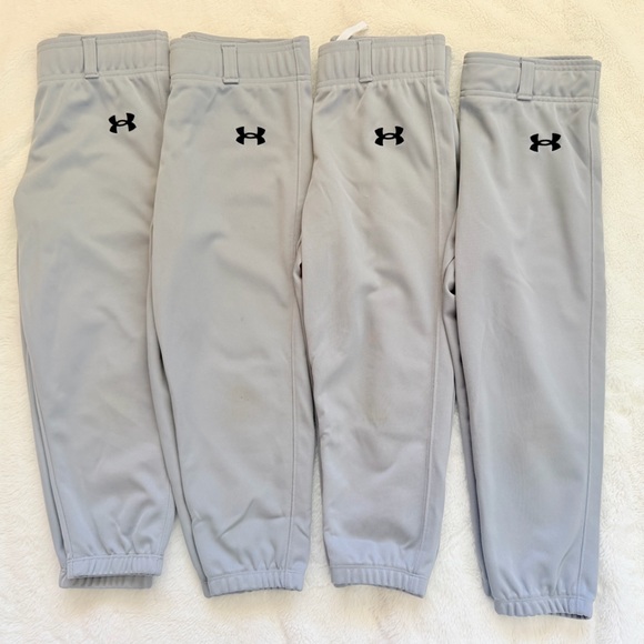 Under Armour Other - Under Armour Kids' Pull Up Pants w/ Belt Loops - Lot of 4 - Medium